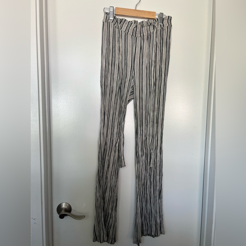 women’s tie flowy pants